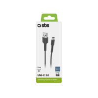 Produktbild för SBS TECABLEMICROC30K - USB typ C-kabel - USB-C till USB typ A - 1.5 m
