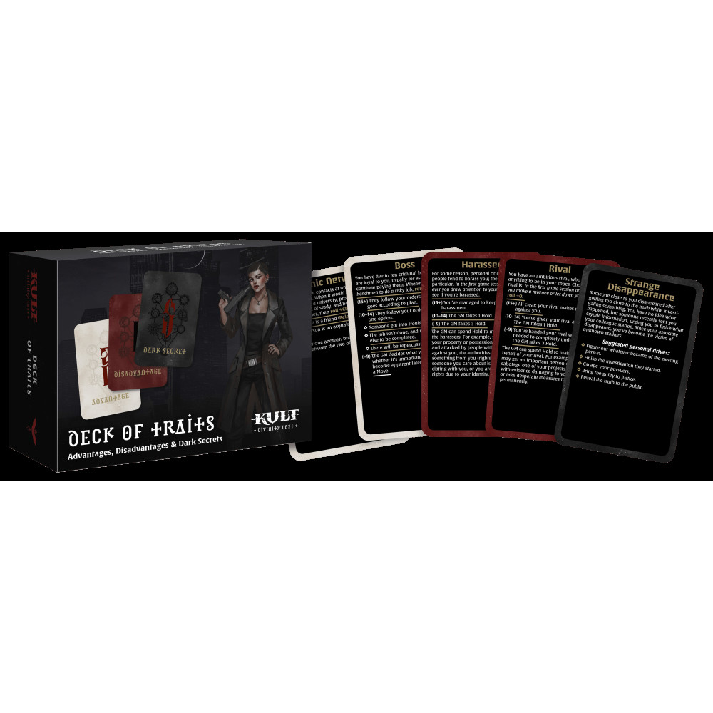 Produktbild för Deck of Traits for KULT: Divinity Lost (bok)