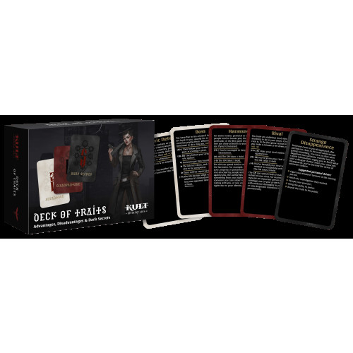 Robin Liljenberg Deck of Traits for KULT: Divinity Lost (bok)