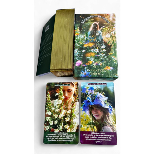 Elly Forfot Blomstene hvisker – Norsk Tarot- og Orakelkortlek av Nye innsikter tarot