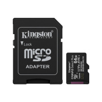 Produktbild för Kingston Canvas Select Plus - flash-minneskort - 64 GB - mikroSDXC UHS-I