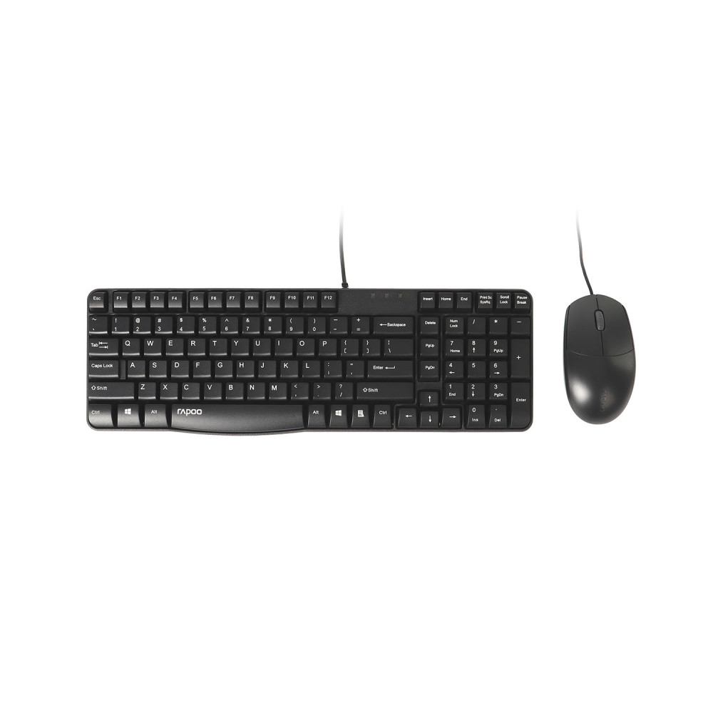 Produktbild för Keyboard/Mice Set NX1820 Wired USB Black