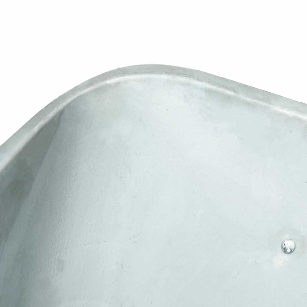Produktbild för Vagn Silver och svart 141 x 60 x 57 cm Stål