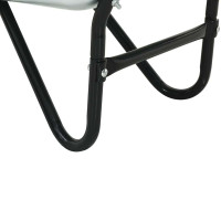 Produktbild för Vagn Silver och svart 133 x 62,5 x 58 cm Stål