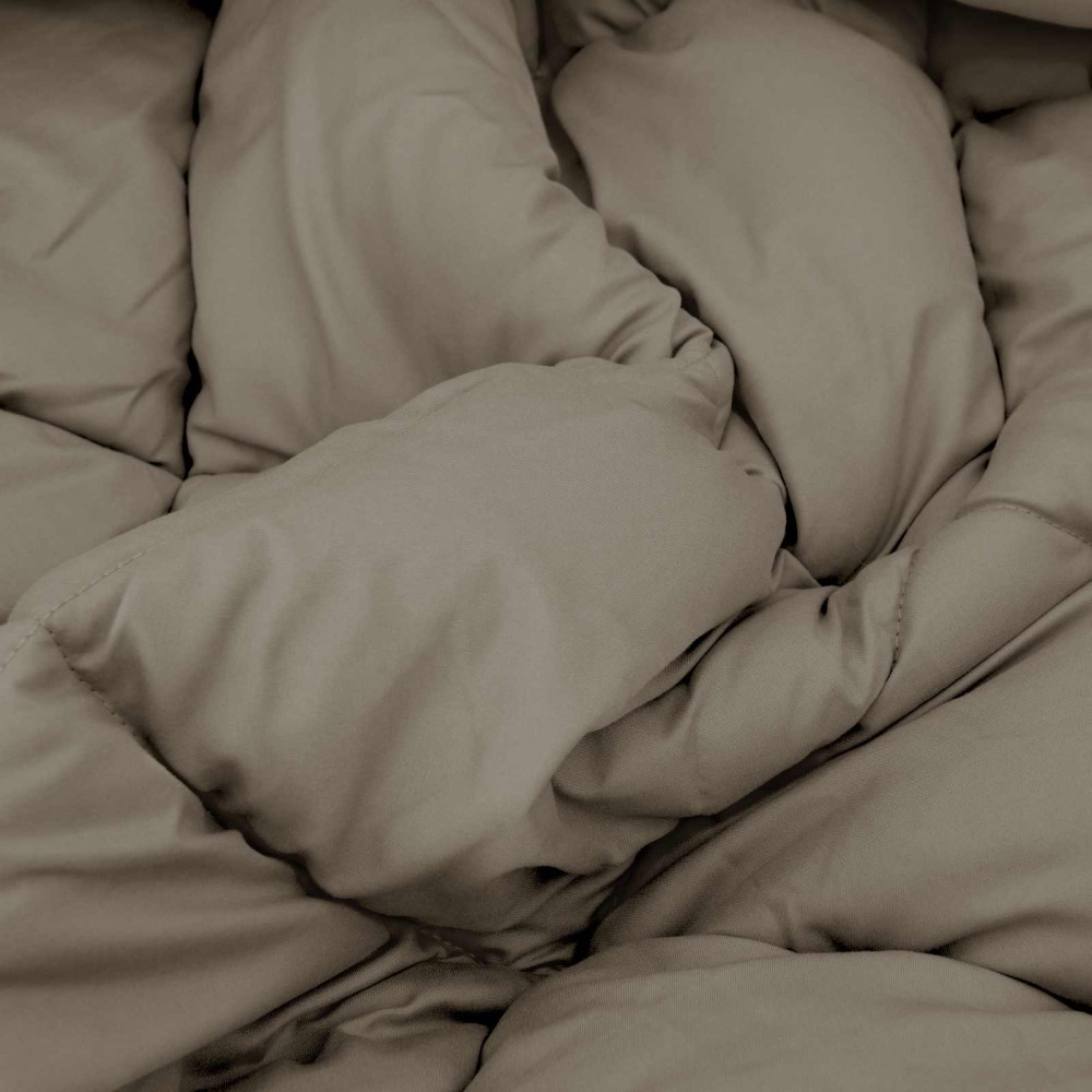 Produktbild för Full Års-Duvet Ljusgrå och antracit 155 x 220 cm Mikrofiber