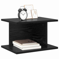 Produktbild för Sängbord 2 pcs Svart Ek 40 x 30 x 25 cm Konstruerat trä