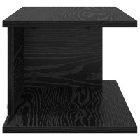 Produktbild för Sängbord 2 pcs Svart Ek 40 x 30 x 25 cm Konstruerat trä