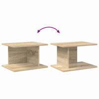 Produktbild för Sängbord 2 pcs Sonoma-ek 40 x 30 x 25 cm Konstruerat trä