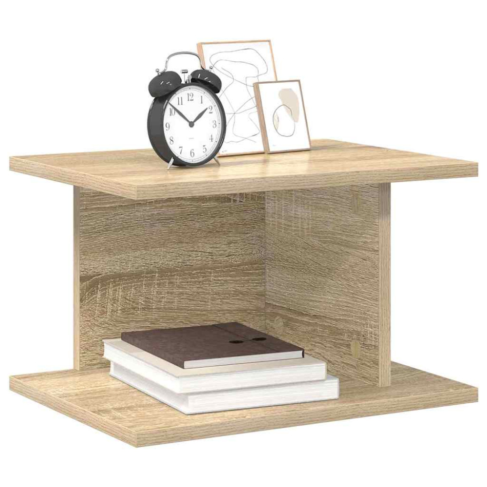 Produktbild för Sängbord 2 pcs Sonoma-ek 40 x 30 x 25 cm Konstruerat trä