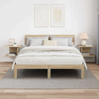 Produktbild för Sängbord 2 pcs Sonoma-ek 40 x 30 x 25 cm Konstruerat trä