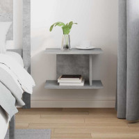 Produktbild för Sängbord Betonggrå 40 x 30 x 25 cm Konstruerat trä