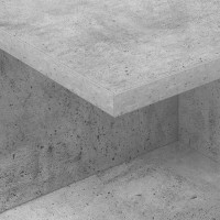 Produktbild för Sängbord Betonggrå 40 x 30 x 25 cm Konstruerat trä