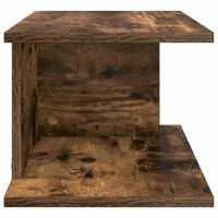 Produktbild för Sängbord Rökt ek 40 x 30 x 25 cm Konstruerat trä