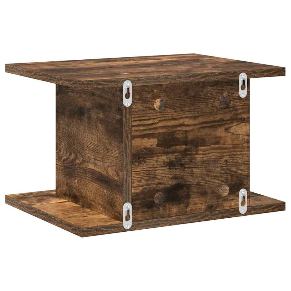 Produktbild för Sängbord 2 pcs Rökt ek 40 x 30 x 25 cm Konstruerat trä