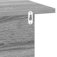Produktbild för Sängbord Grå Sonoma 40 x 30 x 25 cm Konstruerat trä