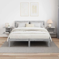 Produktbild för Sängbord 2 pcs Grå Sonoma 40 x 30 x 25 cm Konstruerat trä