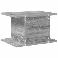 Produktbild för Sängbord 2 pcs Grå Sonoma 40 x 30 x 25 cm Konstruerat trä