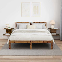 Produktbild för Sängbord 2 pcs Gammalt trä 40 x 30 x 25 cm Konstruerat trä