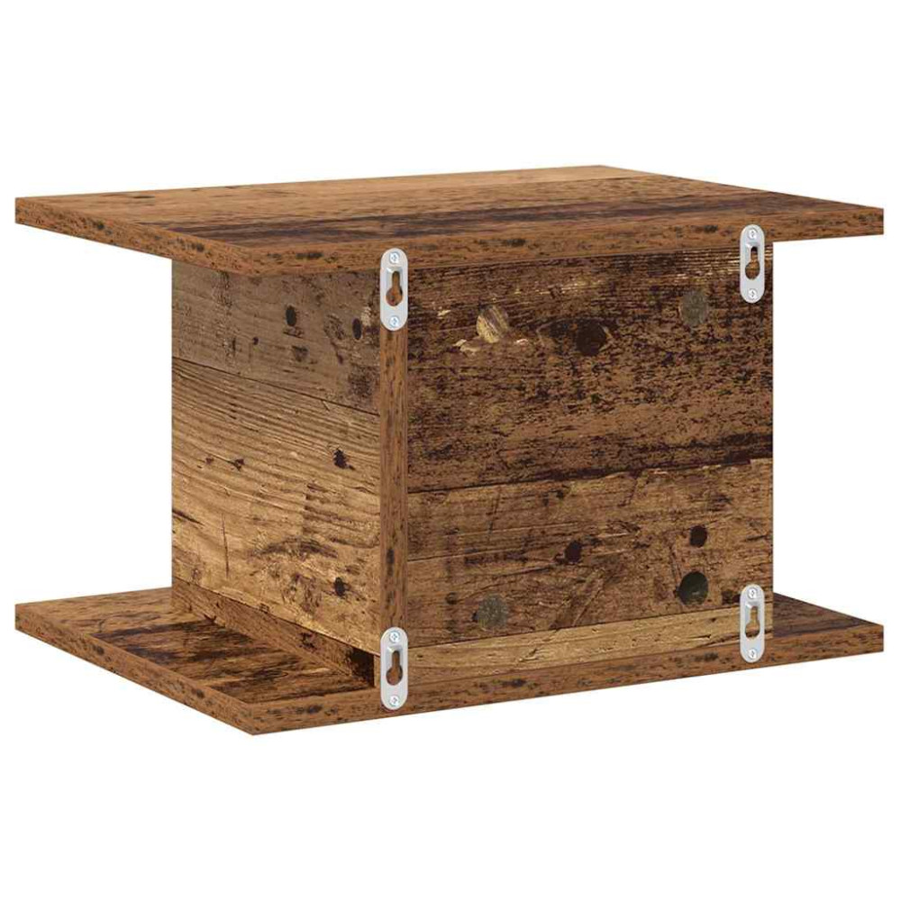 Produktbild för Sängbord 2 pcs Gammalt trä 40 x 30 x 25 cm Konstruerat trä