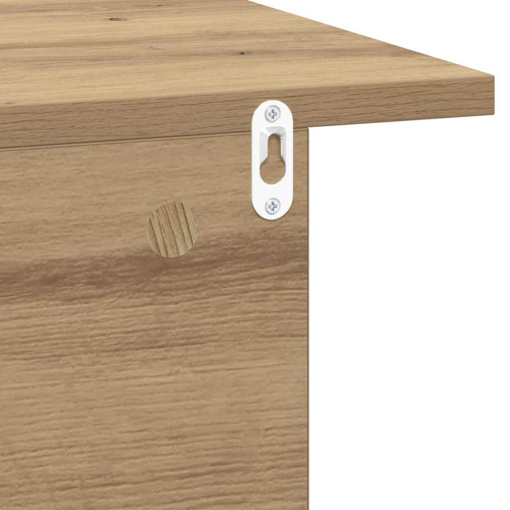 Produktbild för Sängbord 2 pcs Artisan Ek 40 x 30 x 25 cm Konstruerat trä