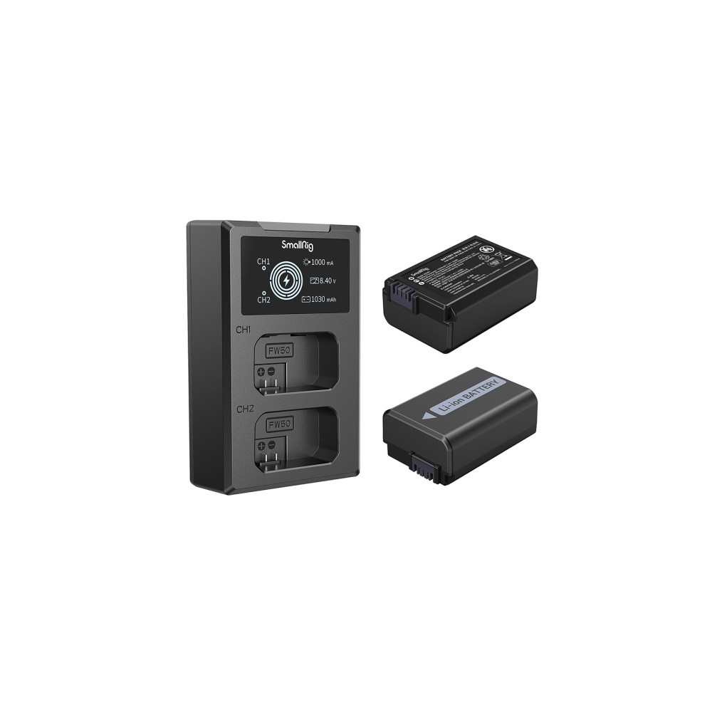 Produktbild för SmallRig 3818, Litium-Ion (Li-Ion), 2 styck, Batterier medfö...