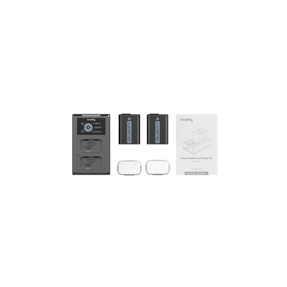 Produktbild för SmallRig 3818, Litium-Ion (Li-Ion), 2 styck, Batterier medfö...