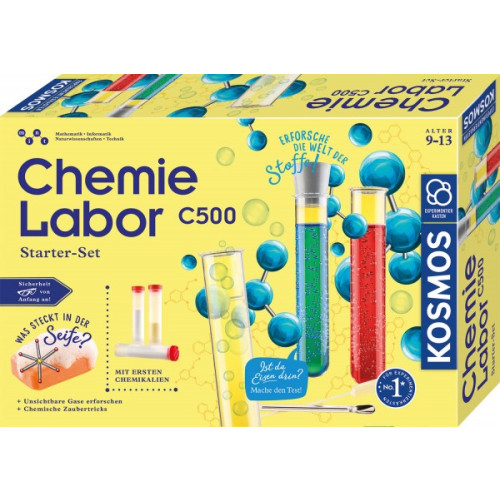 Kosmos Kosmos Chemie labor C 500, Experimentsats, Kemi, 9 År, Multi...