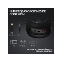 Produktbild för Logitech G Pro X 2 - headset - 3,5 mm kontakt