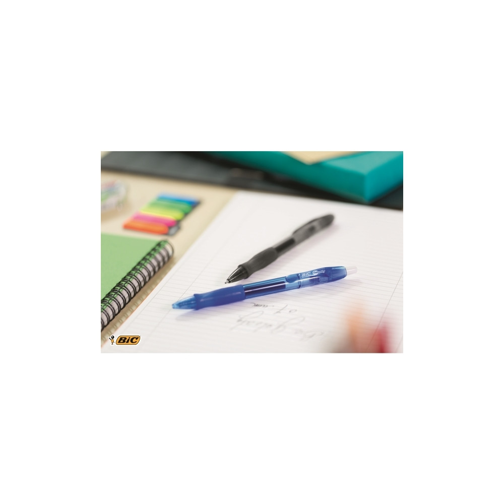 Produktbild för BIC VELOCITY - rollerball-penna - svart (paket om 12)