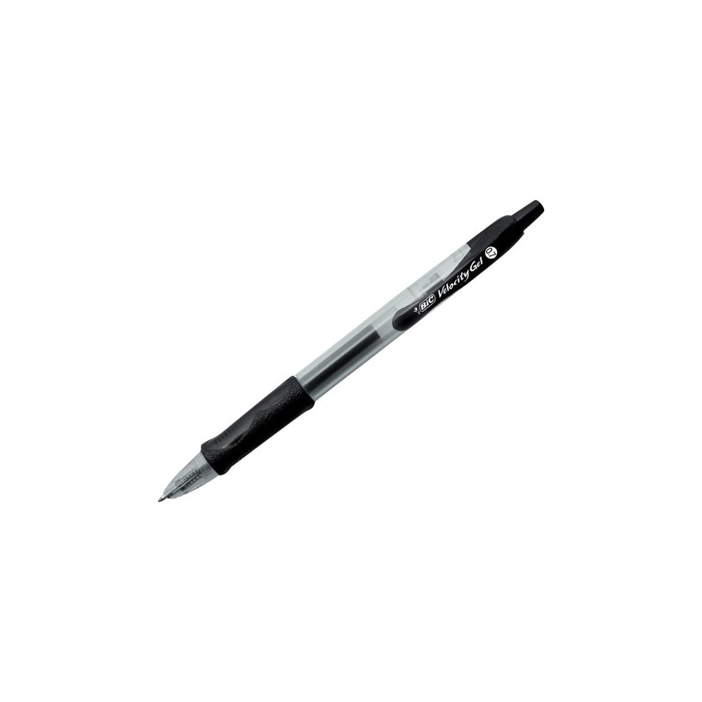 Produktbild för BIC VELOCITY - rollerball-penna - svart (paket om 12)