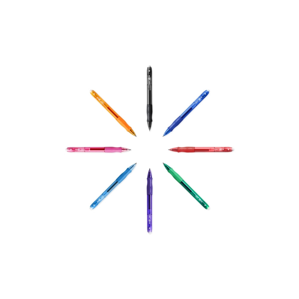 Produktbild för BIC VELOCITY - rollerball-penna - svart (paket om 12)
