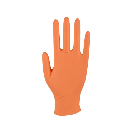 Abena Abena - handskar - small - nitrilgummi - orange (paket om 100)