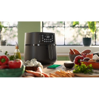 Produktbild för Philips 5000 Series HD9285 XXL Connected - varmluftsfritös - mörkt silver/svart
