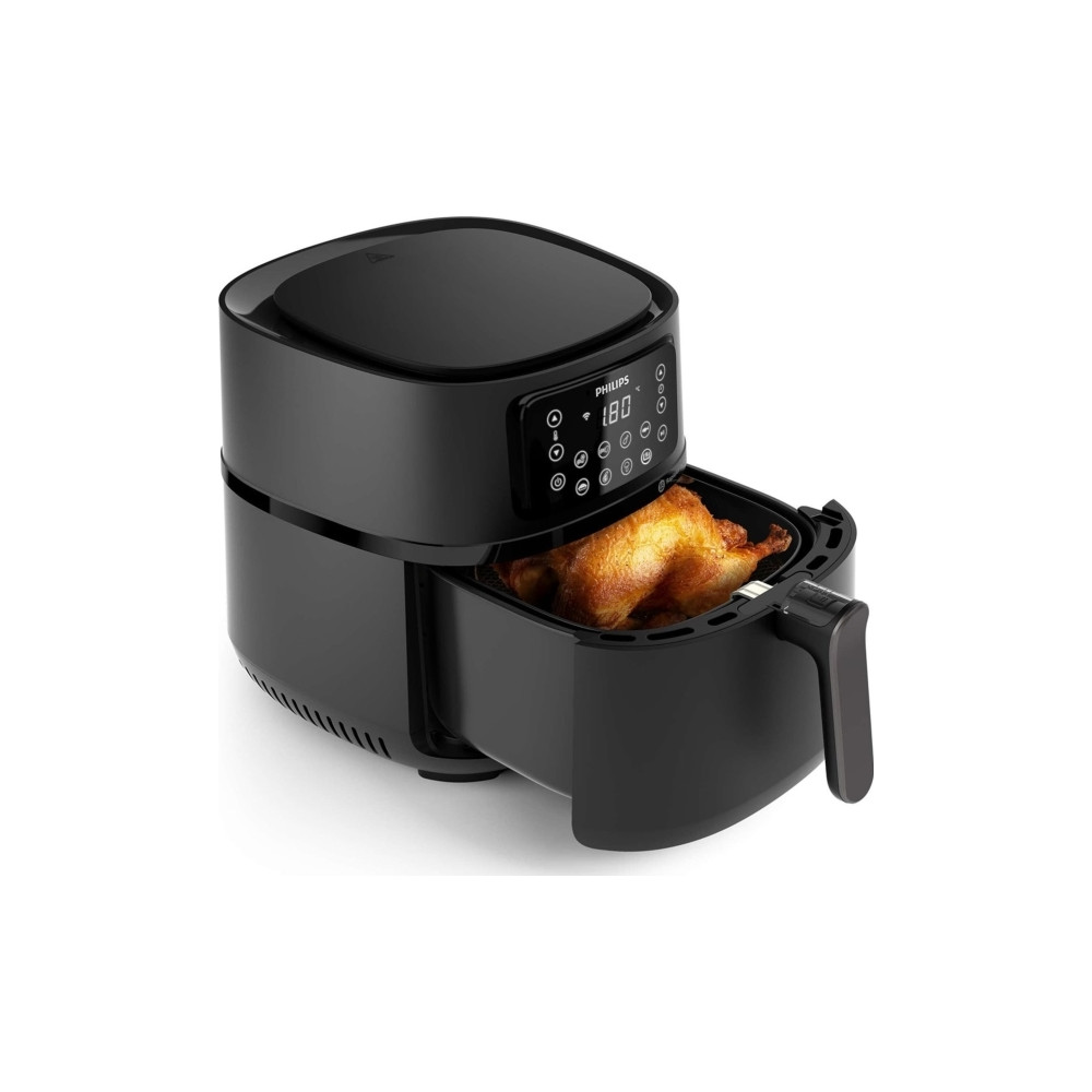 Produktbild för Philips 5000 Series HD9285 XXL Connected - varmluftsfritös - mörkt silver/svart