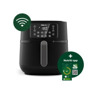 Produktbild för Philips 5000 Series HD9285 XXL Connected - varmluftsfritös - mörkt silver/svart