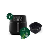 Produktbild för Philips 5000 Series HD9285 XXL Connected - varmluftsfritös - mörkt silver/svart