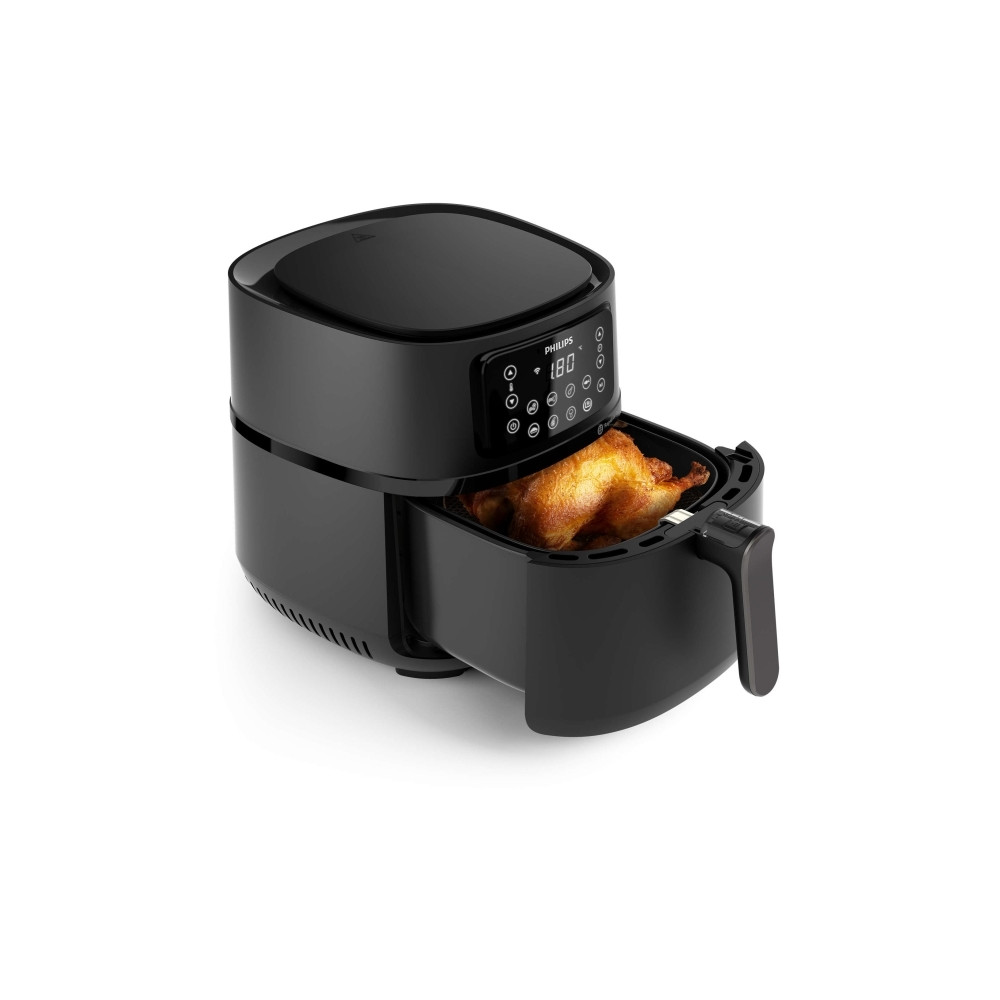 Produktbild för Philips 5000 Series HD9285 XXL Connected - varmluftsfritös - mörkt silver/svart