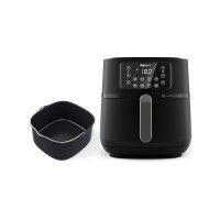 Produktbild för Philips 5000 Series HD9285 XXL Connected - varmluftsfritös - mörkt silver/svart
