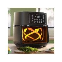 Produktbild för Philips 5000 Series HD9285 XXL Connected - varmluftsfritös - mörkt silver/svart