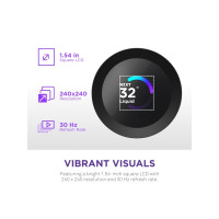 Produktbild för NZXT Kraken Plus RGB 240, Allt-i-ett vätskekylare, 12 cm, Sv...