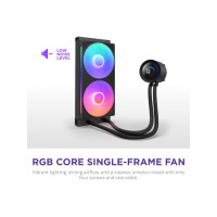 Produktbild för NZXT Kraken Plus RGB 240, Allt-i-ett vätskekylare, 12 cm, Sv...