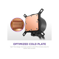 Produktbild för NZXT Kraken Plus RGB 240, Allt-i-ett vätskekylare, 12 cm, Sv...