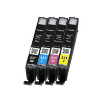 Produktbild för Canon CLI-551 C/M/Y/BK Multipack - 4-pack - svart, cyan, magenta, gul - original - bläcktank