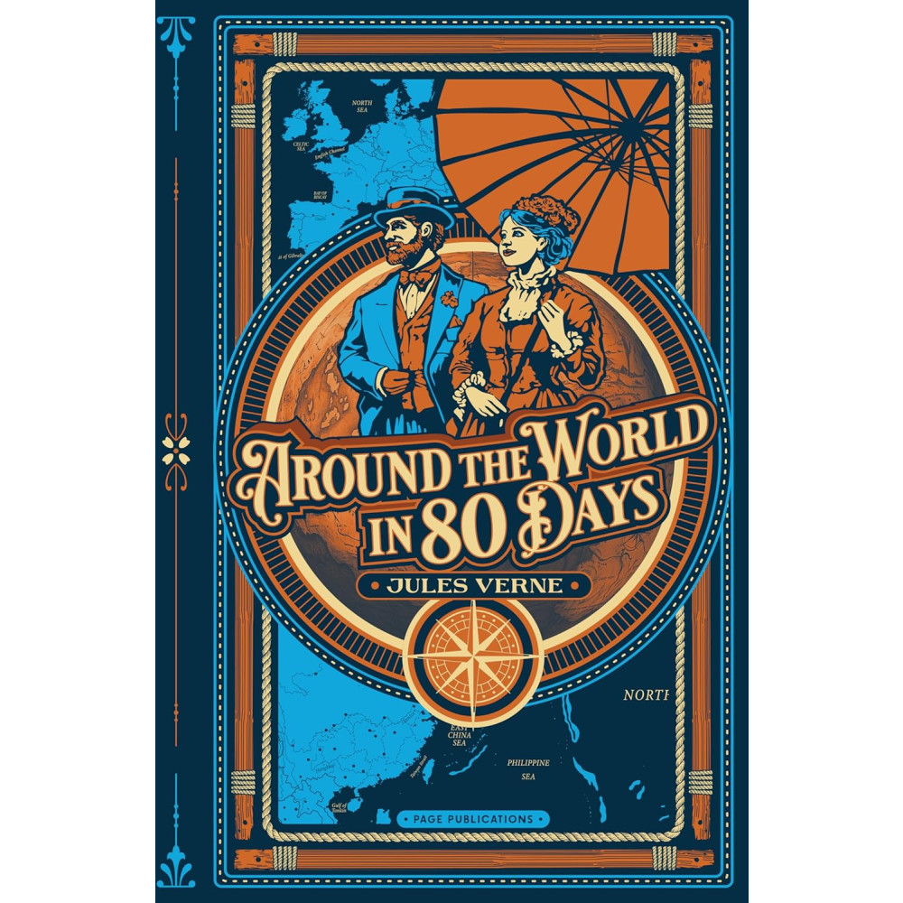 Produktbild för Around the World in Eighty Days (inbunden, eng)