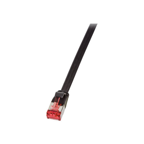 2direct LogiLink SlimLine - patch-kabel - svart