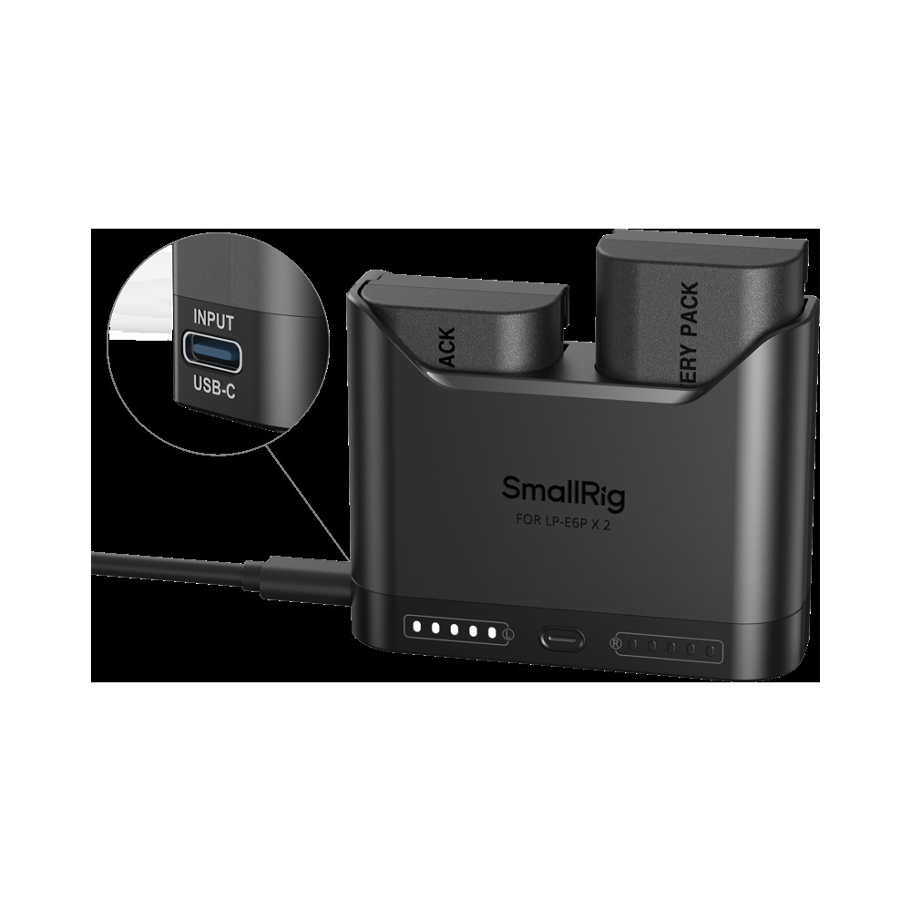 Produktbild för SmallRig 5484 Turbo Charging Kit for LP-E6NH Camera Batteries