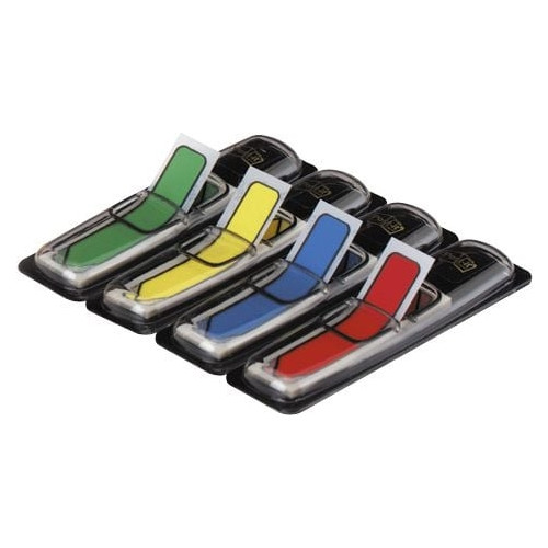 Post-it Indexflikar Post-it liten med pilar 4 assorterade färger 4 b...