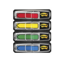 Produktbild för Indexflikar Post-it liten med pilar 4 assorterade färger 4 b...