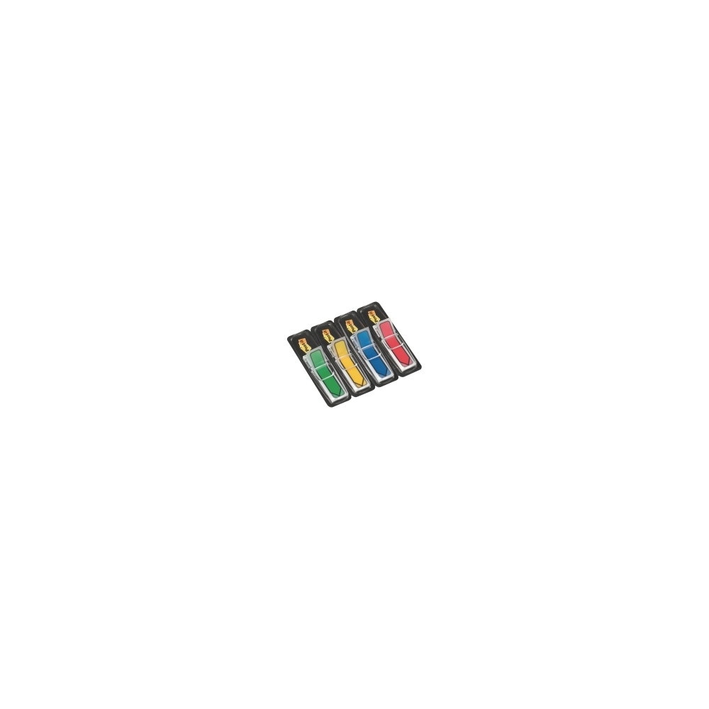 Produktbild för Indexflikar Post-it liten med pilar 4 assorterade färger 4 b...