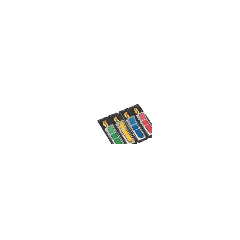 Produktbild för Indexflikar Post-it liten med pilar 4 assorterade färger 4 b...